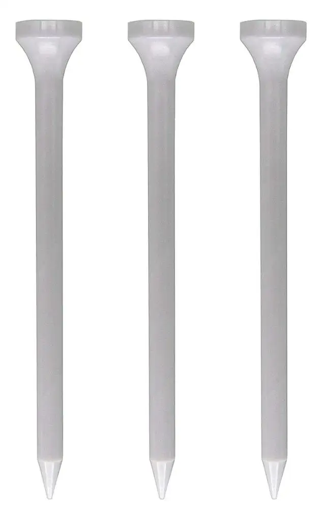 Plastic Golf Tees 3 1/4 inch  Vibrantly Colored, Professional Durability and Quality