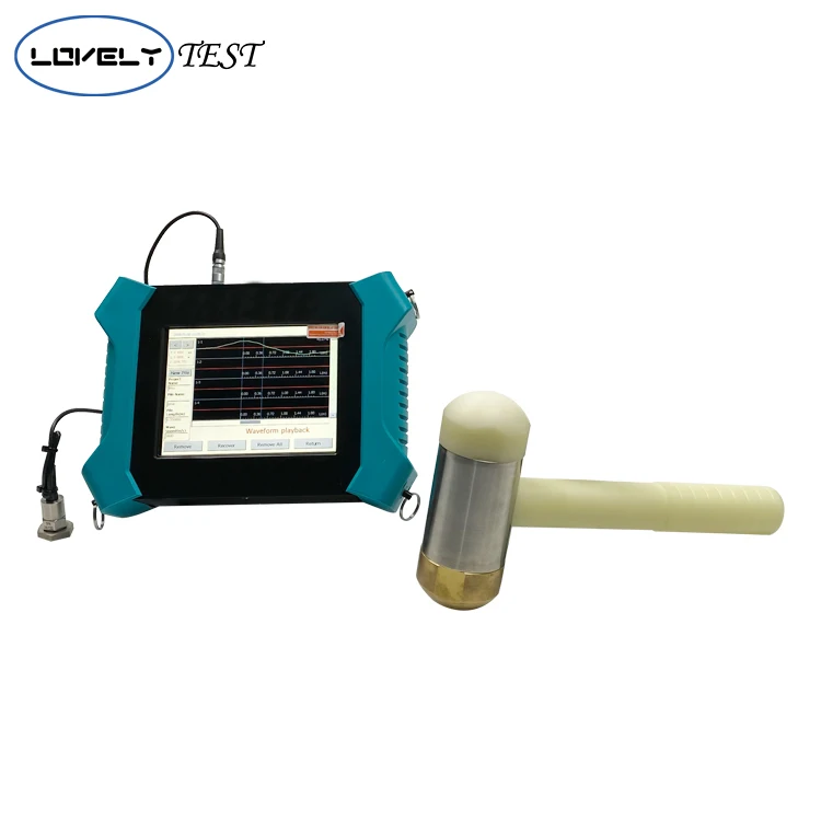 Ultrasonic concrete pile integrity detect defects Pile Integrity Tester price