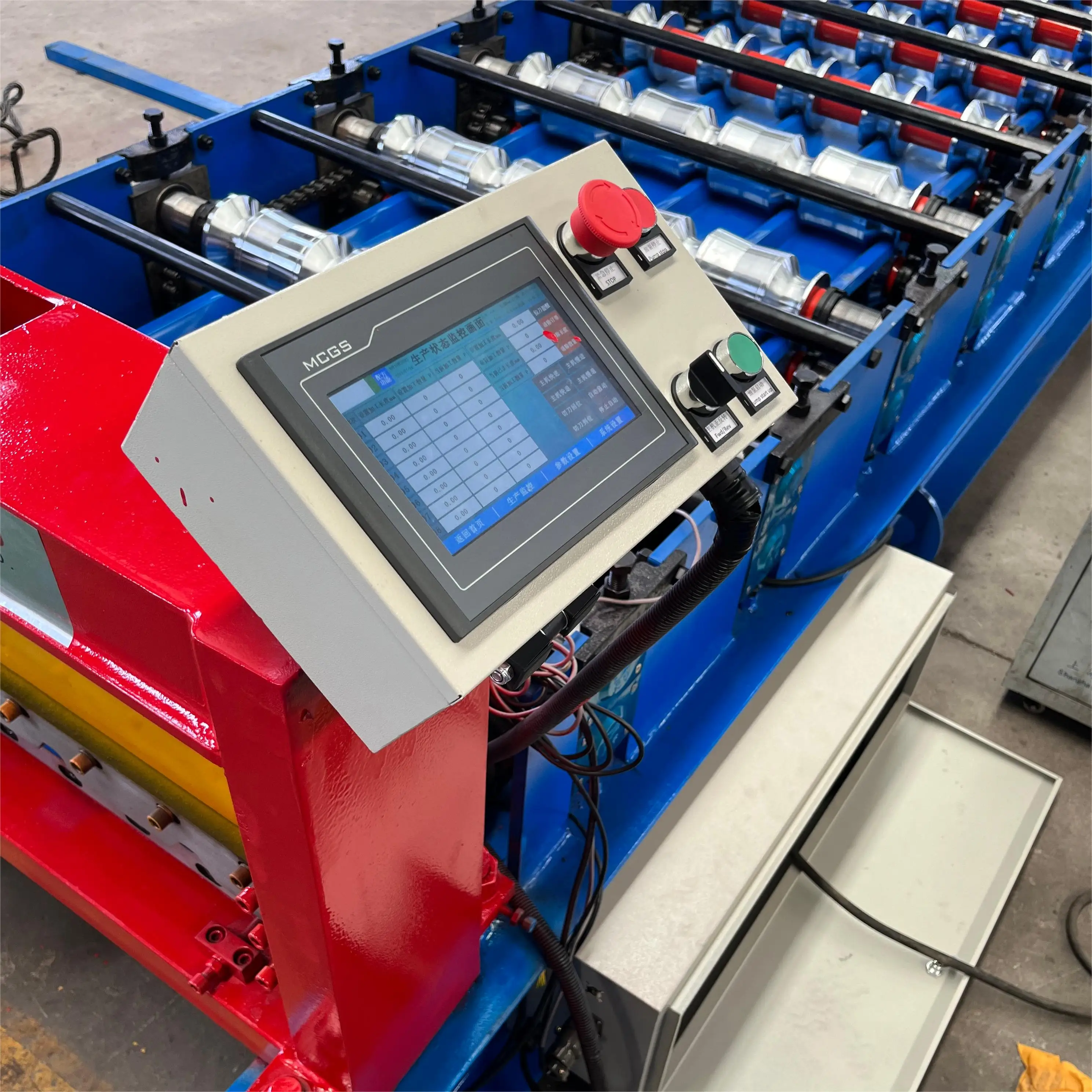 high quality H300/350 wave/trapezoidal/glazed shaped hydraulic tile press machine for roofing