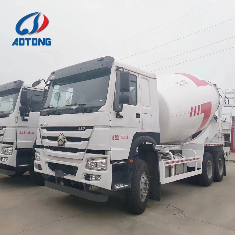 4 -15 cubic brand self loading medium mini or concrete mixing pump cement mixer truck price