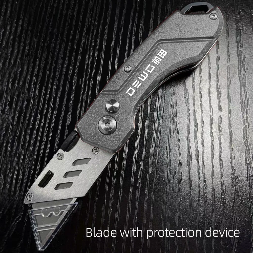 Portable utility knife Heavy duty thickening tool knife Stainless steel foldable knife