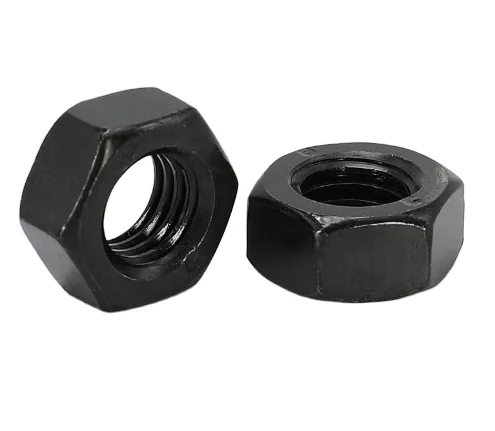 High Strength Class 8 Black Hex Lug Nuts 10mm to 12mm for Extreme Environments