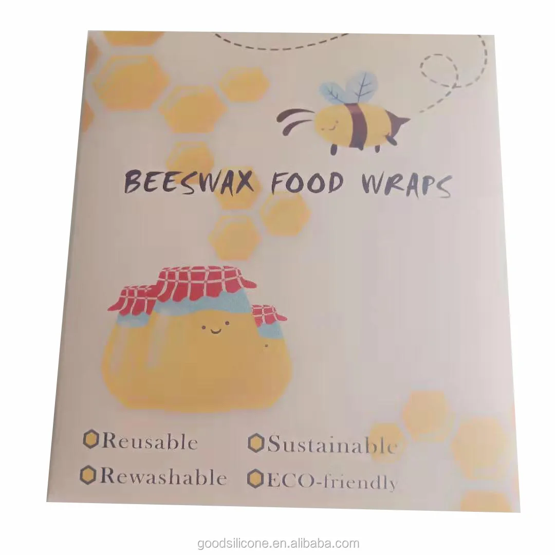 
Custom Eco-Friendly Sustainable Biodegradable Organic Cotton Reusable Beeswax Paper Beeswax Food Wraps 