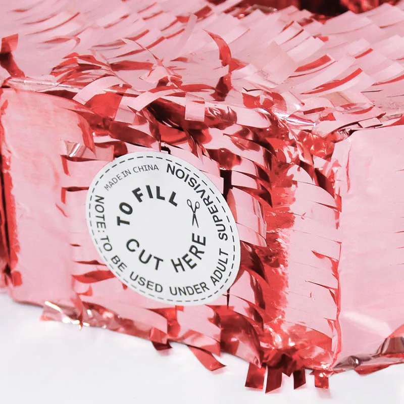 627147 Rose gold Foil Number 0-9 Pinata kids birthday party supplies wedding decoration custom Mexican cheap wholesale