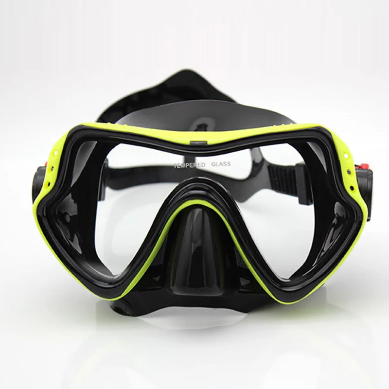 
Low Volume Silicone Spearfishing Diving Snorkeling Goggles Anti-fog Free Dive Freediving Mask 