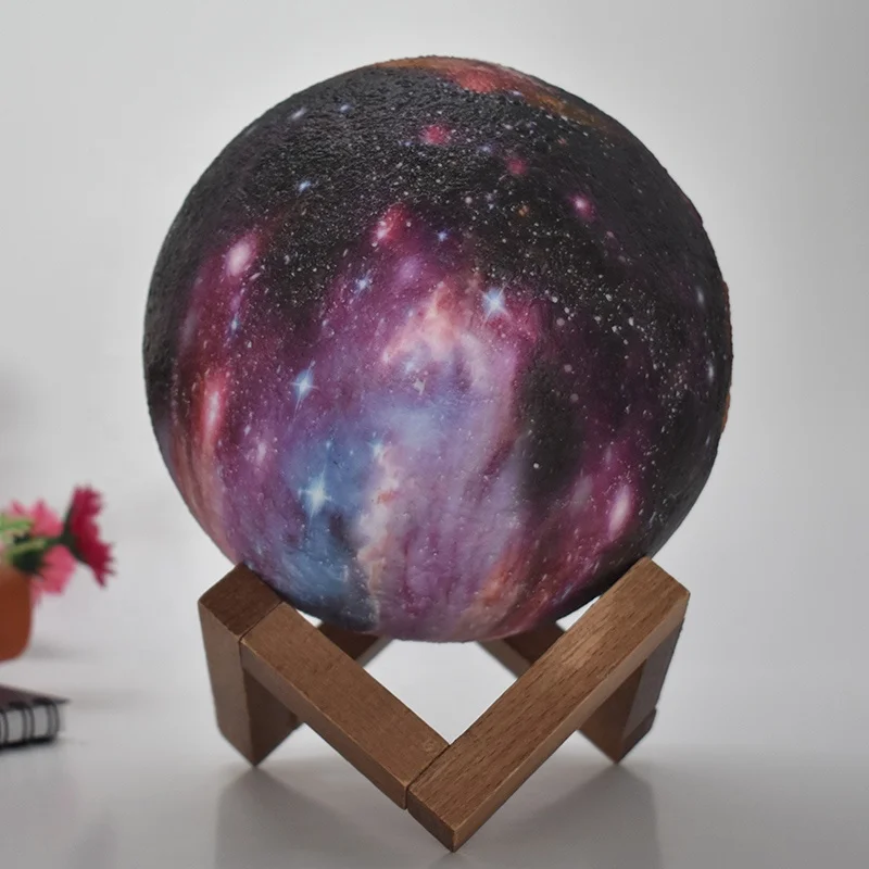 2019 Newest hottest sale on line 3d printing moon lamp night light for gifts