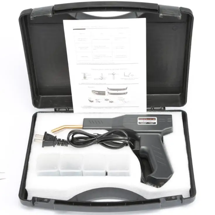 Пластиковые сварочные инструменты для гаража Горячие степлеры ПВХ ремонтная Машина Автомобильный бампер ремонт электрический факел