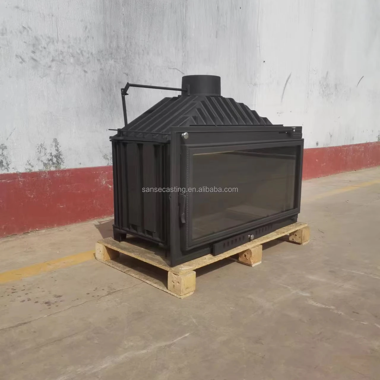 China Factory Direct Hot Selling Cast Iron Wood Burning Heating Fireplace (BSC326)