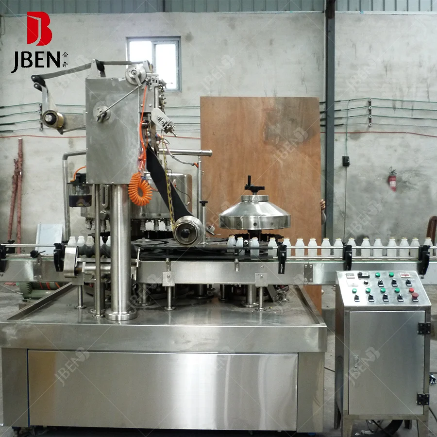 J & Ben 1000-3000BPH full or semi-auto soda/ice cream/chili sauce paste filling automatic machine in china