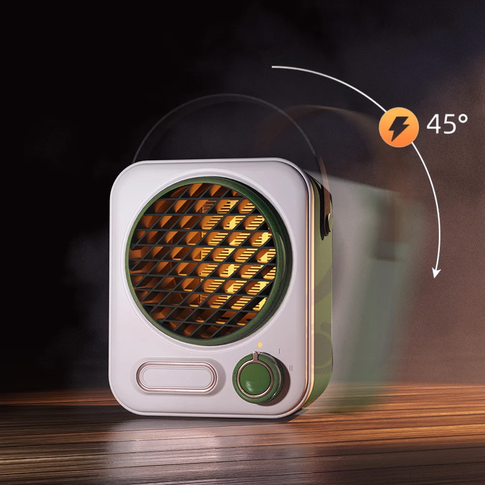 PTC Heaters Room Winter Portable Home Desktop Space Electric Heater Fan Electric Heaters Winter