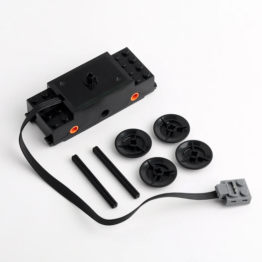 Stemedu MOC Building Block MOC Technics Parts AA Battery Box Train Power Function Part M L XL Motor For Le.goeds