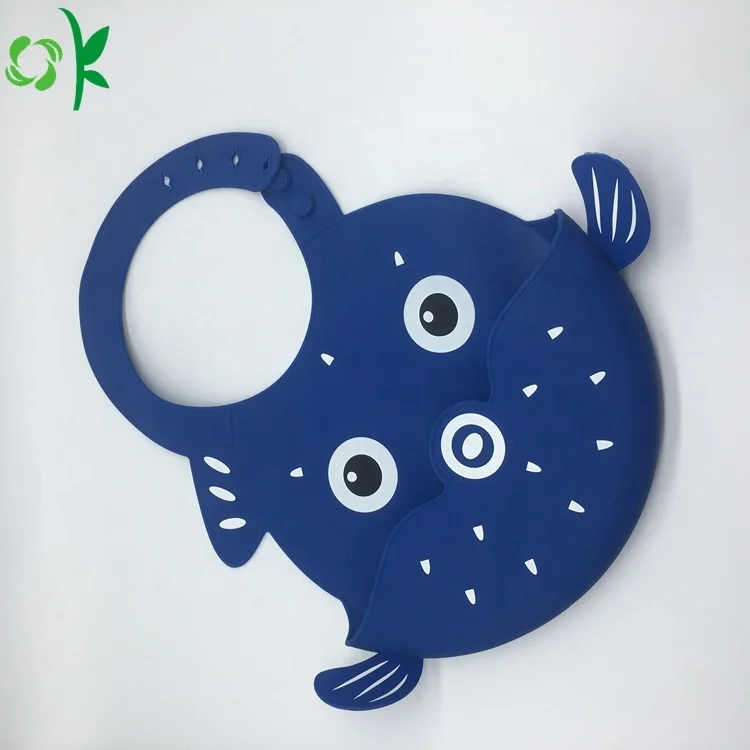 Высококачественные удобные силиконовые детские нагрудники OKSILICONE водонепроницаемые для кормления мальчиков и