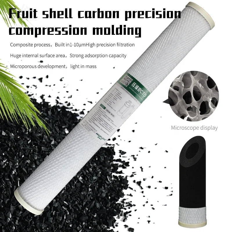  20 дюймов CTO сжатый угольный фильтр для воды картридж/воденой фильтровой элемент