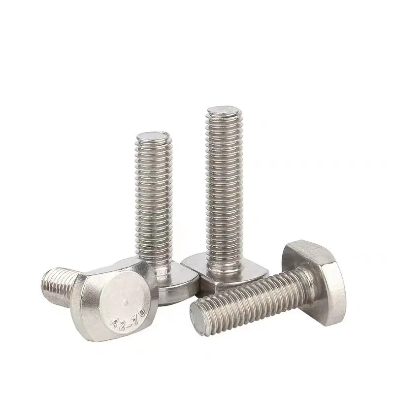 Stainless Steel Aluminum T Slot Bolt M6 M8 Hammer Bolt Galvanized T Head Bolt T-Bolt