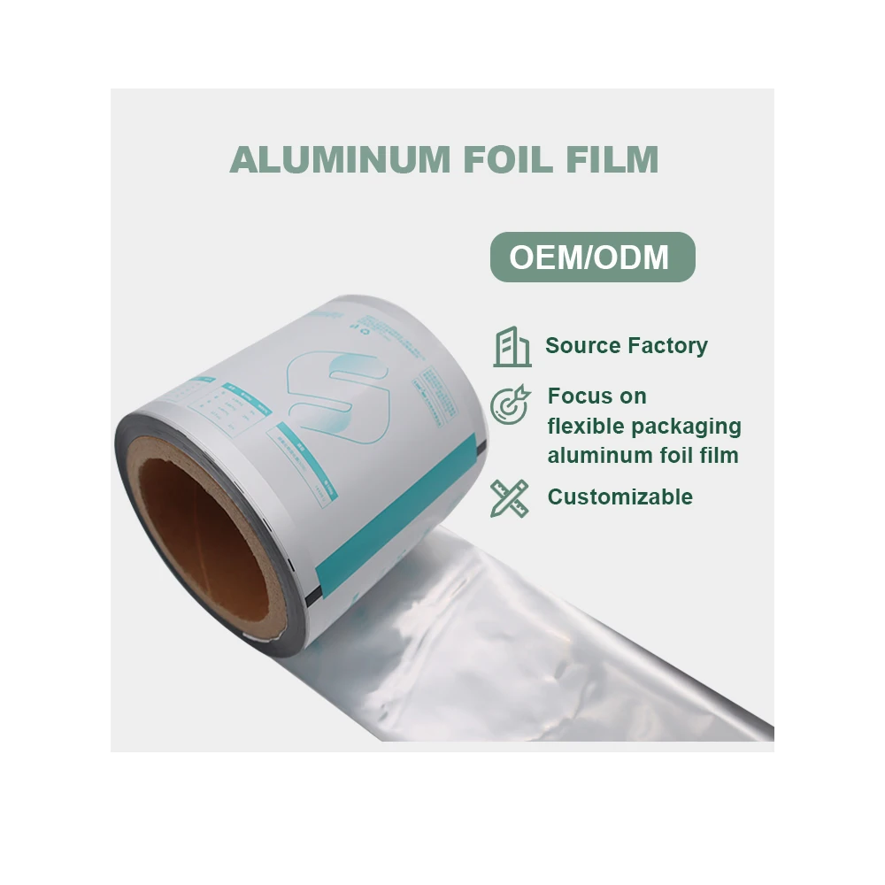 Customized Plastic Film Roll Candy Potato Chips Flexible Packaging Film Roll For Food Packaging PE PET Laminated Film