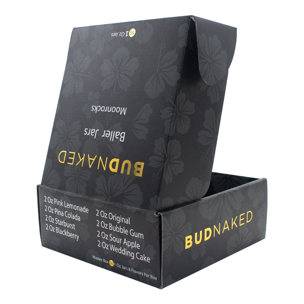 Custom Black Shipping Corrugated Cardboard Paper Box for Flute Musical Instrument and Reliable Supplier