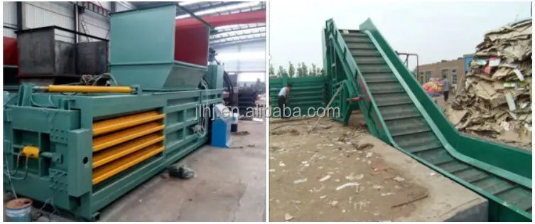 Автоматические горизонтальные пресс-подборщики для макулатуры/картонная гидравлическая пресс-машина/Горизонтальный пресс