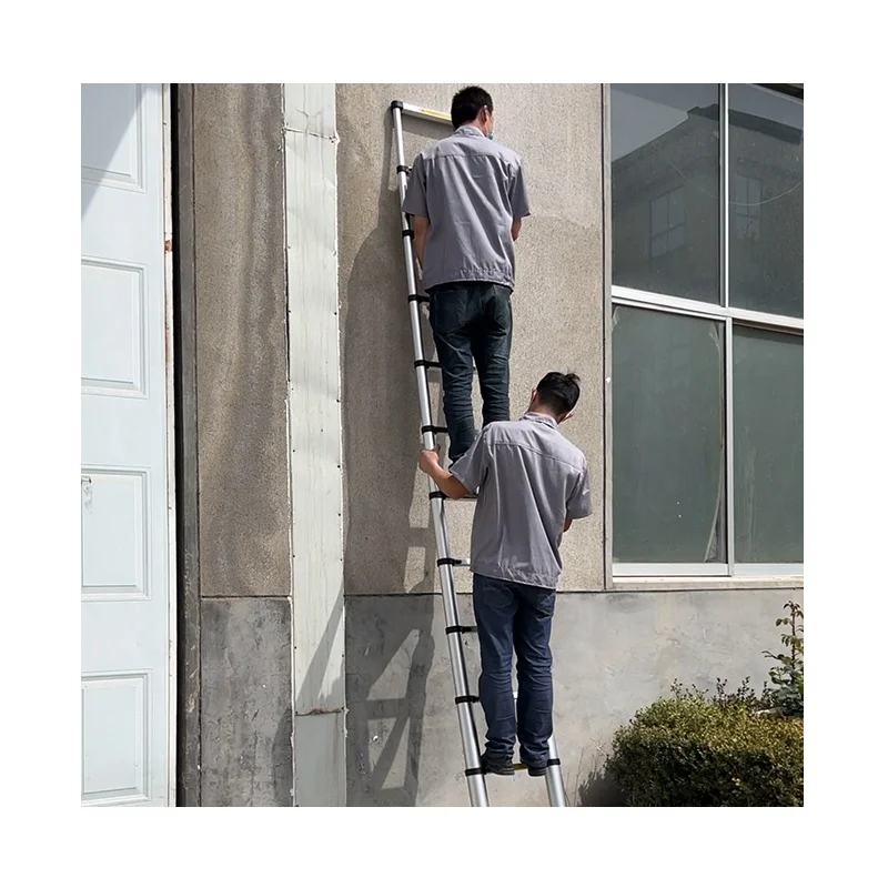 Telescopic aluminum straight folding multi purpose family use ladder foldable modern stairs