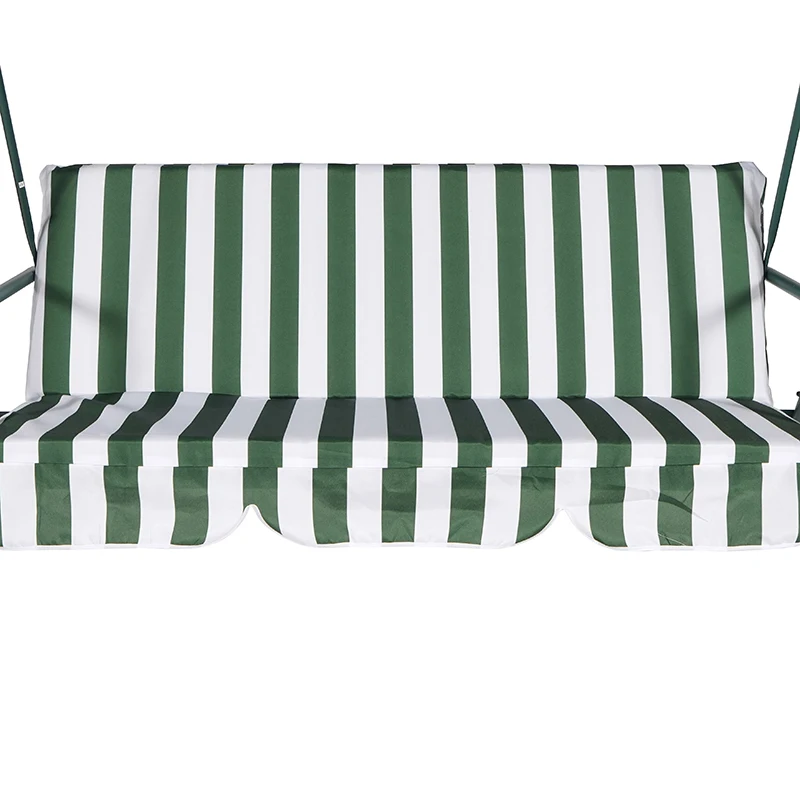 Hitree 3 места качели для патио с навесом металлические уличные взрослых