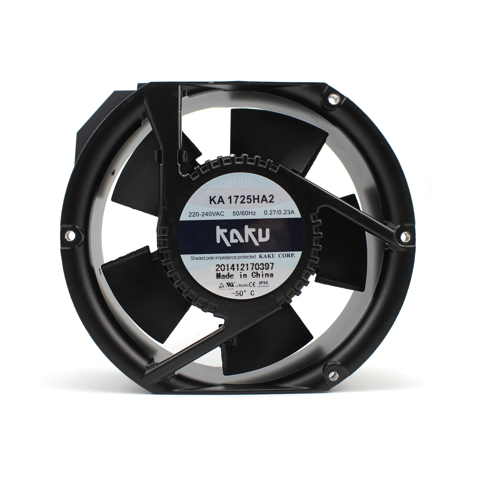 Brand new and high quality KA1725HA2BAT 220-240V KAKU fan 17251 waterproof air cooling fan