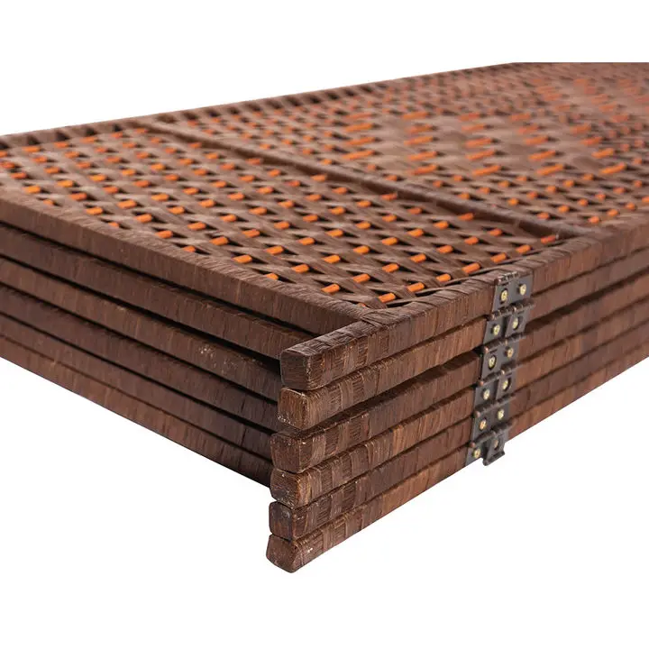 Diamond Weave Fiber Room Divider,6 Panel Room Divider/Screen, Room Dividers and Folding Privacy Screens 6 Panel