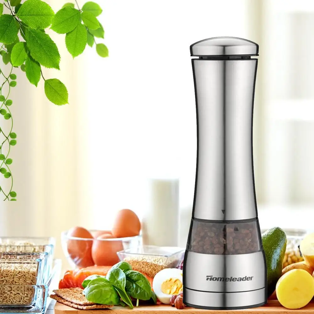 Электрическая мельница для перца K72 из нержавеющей стали соли с регулируемым керамическим механизмом