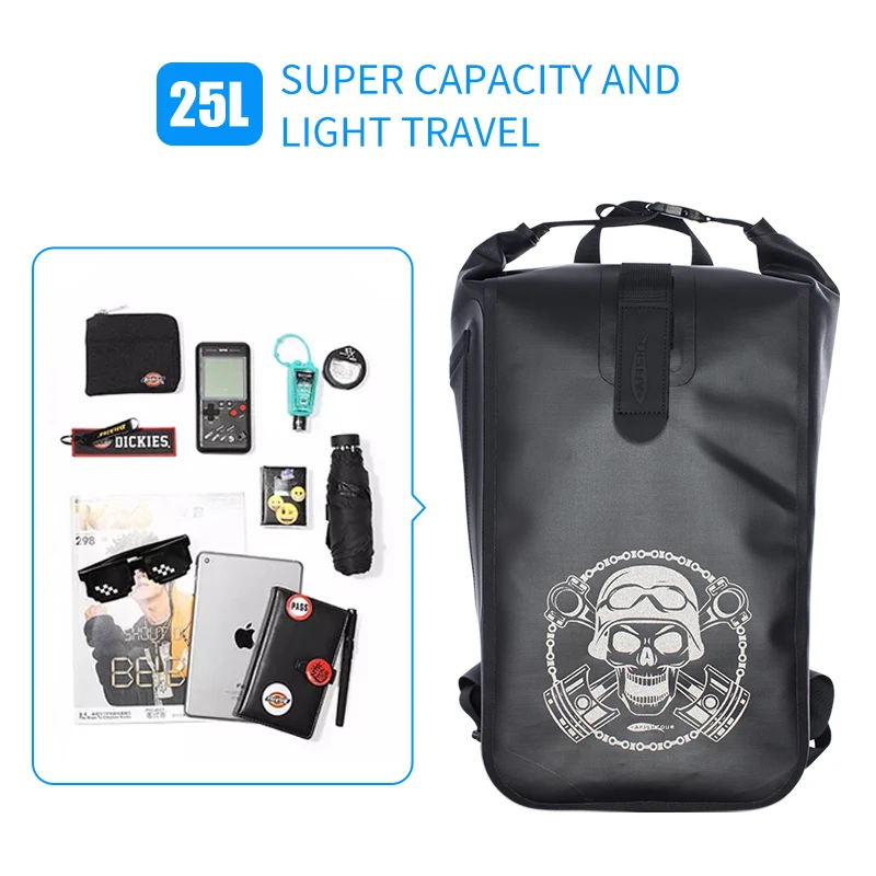 Wholesale Custom Logo 25L TPU Material Backpack Bag Waterproof Outdoor Hiking Cycling Backpacks Waterproof