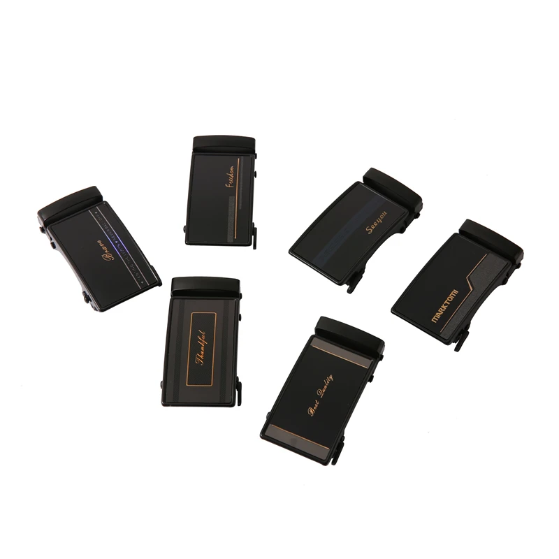 YIXI AUTO-F 37mm High quality film metal automatic buckle zinc alloy adjustable custom logo pattern hidden knife belt buckle