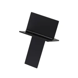 Stainless Steel Black Color Glass Single Stand Metal Cigar Chair Holder For Cigars