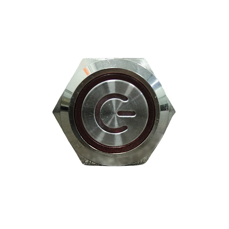 Household Appliance Accessories On Off Double Metal Push Button Switch