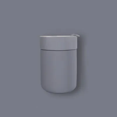 Modern Design 280ml 10oz Sustainable Porter Ceramic Mug with Protective Silicone Sleeve Reusable On-the-Go Cup for Coffee Tea