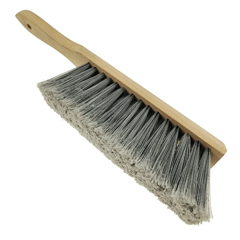 Environmental protection PP wire cleaning brushes with long beech handle for window household Bed Sofa Furniture Clothes Car