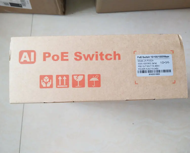 Factory original sale 250meters long distance 10/100M Power over ethernet Gigabit 8+2 channels industrial poe switch 8 port