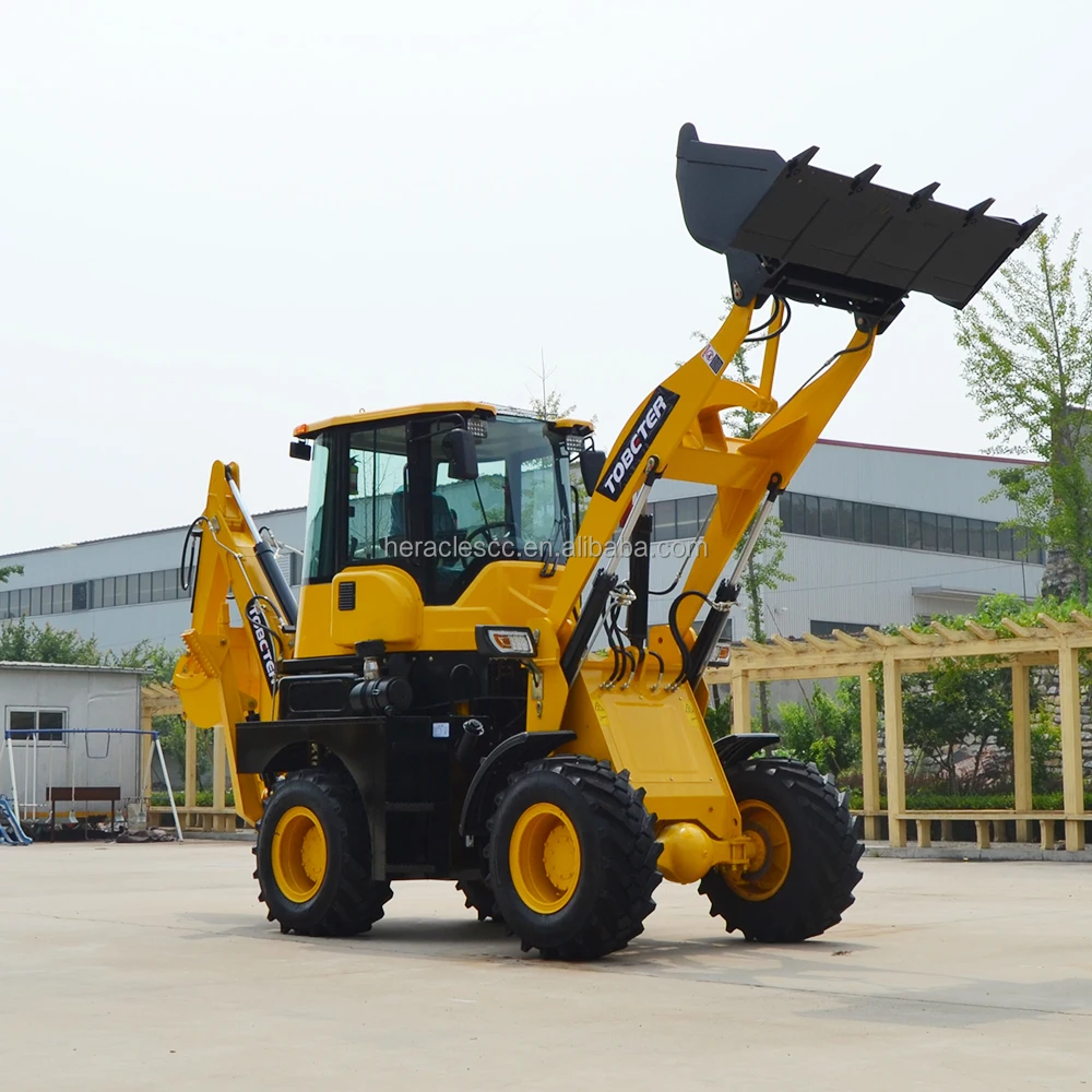 WZ28-20 Mini Wheel Loader  1-5 Ton Rated Load Front Backhoe Loader Crawler Moving Type Farm Bucket