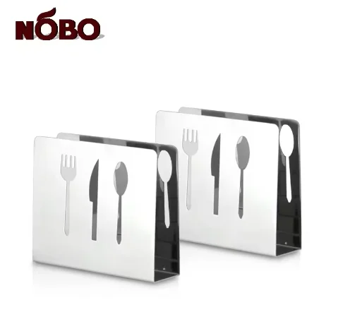 Customized Metal Napkin Holder Silverware and Towel Paper Tissue Clip Factory Price Home Ideas Napkin Stand
