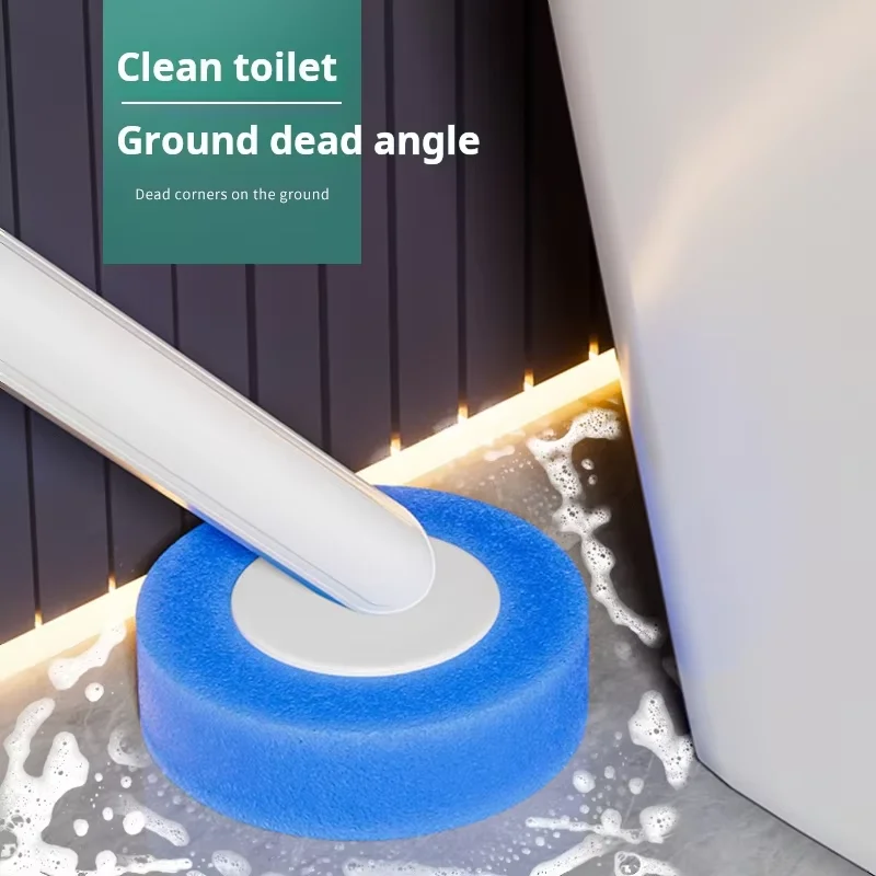 1se Multifunctional Disposable Toilet Cleaning Brush Or With Holder And 16 Wand Refills For Bathroom Cleaning