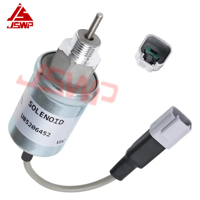 Stop Solenoid 12V U85206452 Fuel Shut Off Solenoid 185206452 U85206451 185206450 185206451 for Perkins 402D 403C