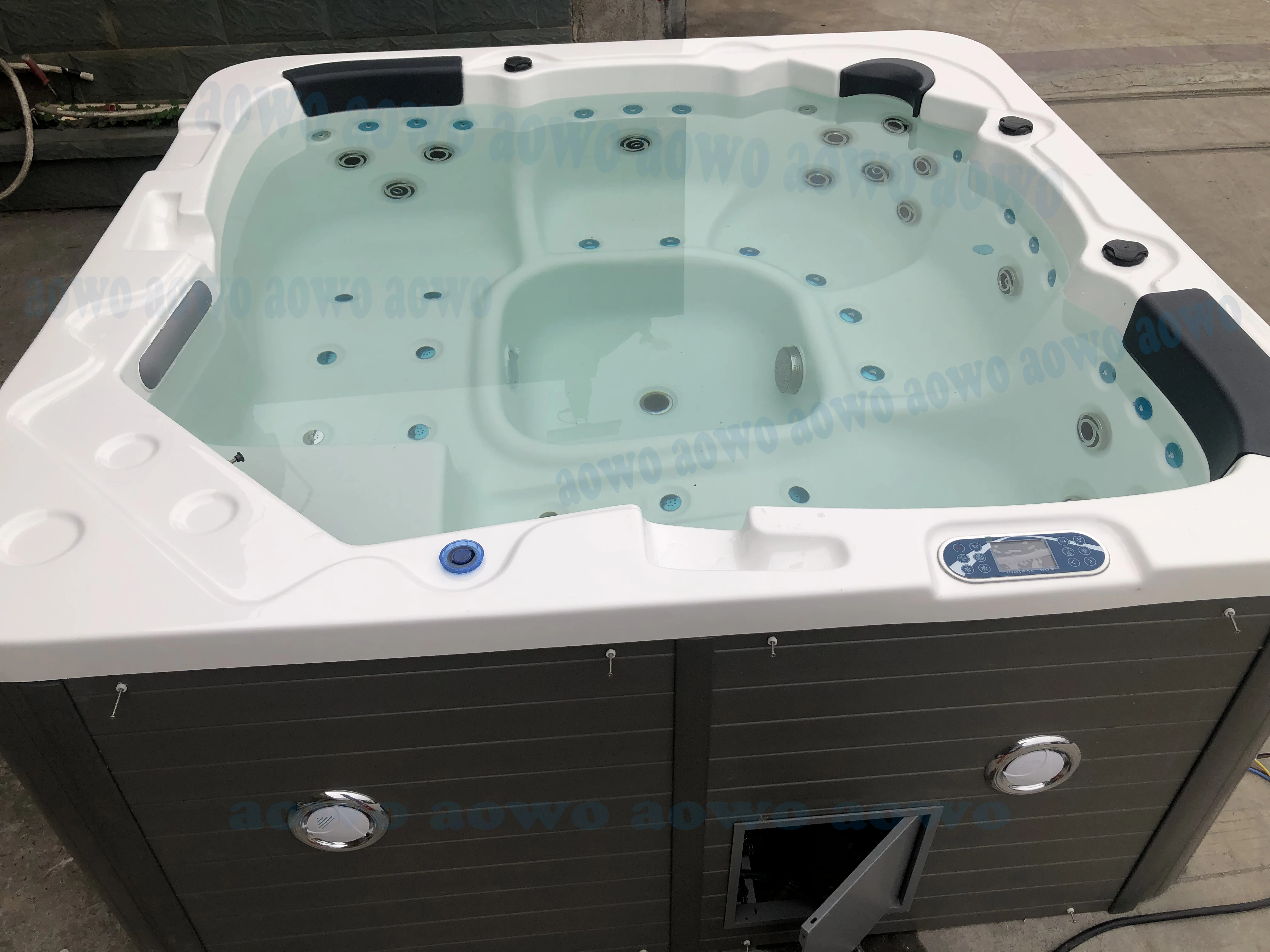 620 Square home massage tent hot tube outdoor spa pool baignoire salle de lazy jacu-zzier Hanssi swim spa family container use