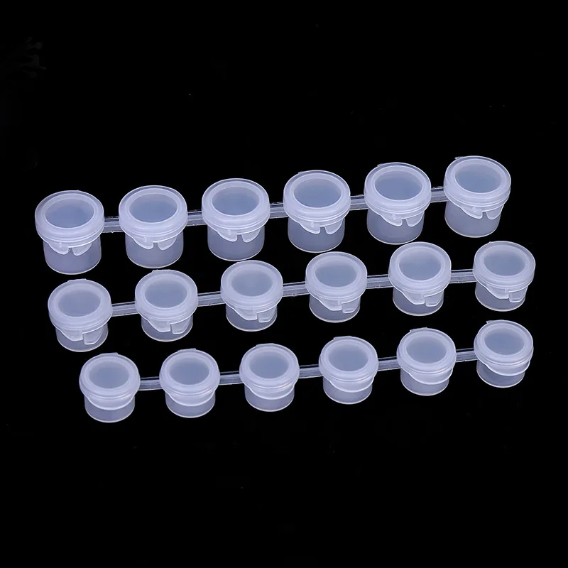 Оптовая продажа дешевый пустой акриловый мини-кастрюля для рисования детей 2 мл 3 5 10 6