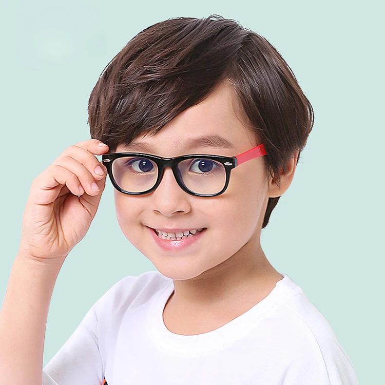 High Quality Children Design Silicone Eyewear Computers Glasses Blocking To Block Blue Light Kids