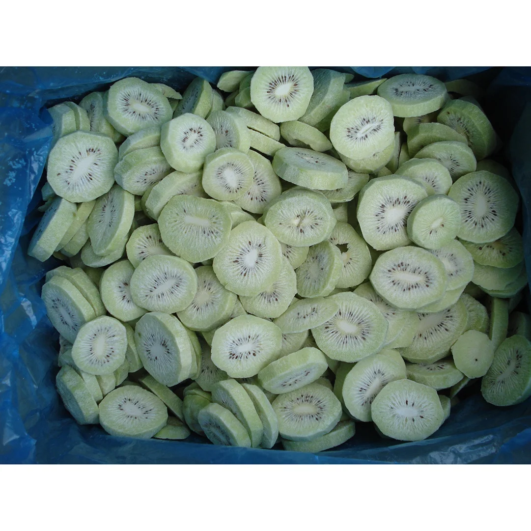 Wholesale Export Peeled Kiwi Frozen Kiwi IQF Frozen Kiwi Slices