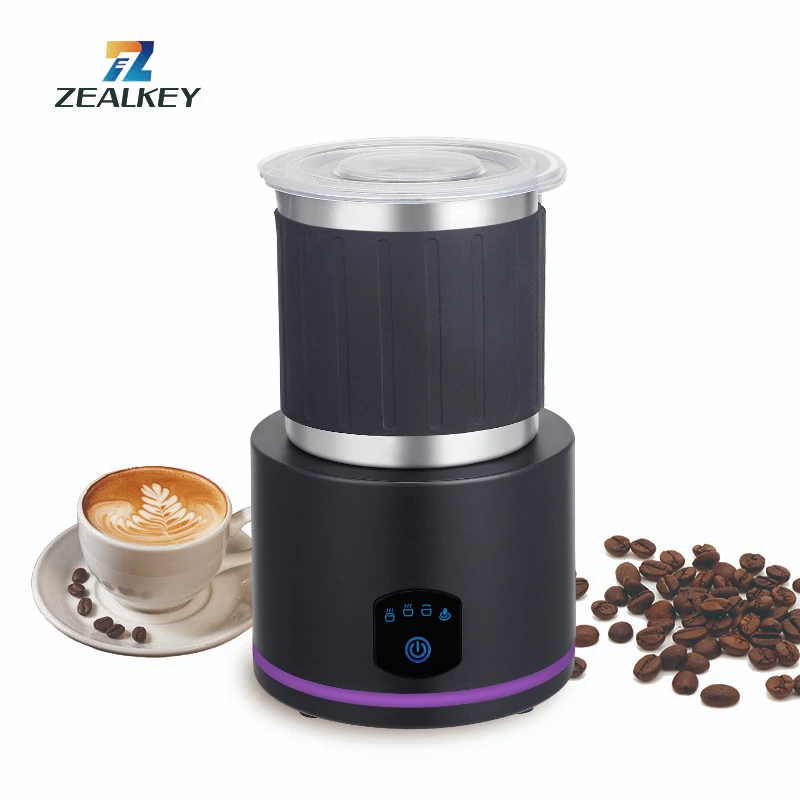 Hot/Cold Automatic Whisk Milk Foam Machine Multifuctionnal Milk Frother Coffee Milk Mixing Foamer