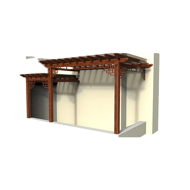 Best Quality Safe Materials Outdoor Customized Wooden Pergola Grape Trellis