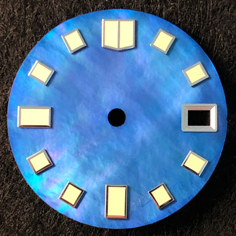 Watch accessories 28.5mm sterile Bem dial Japanese C3 luminous suitable for Japanese NH35 movement