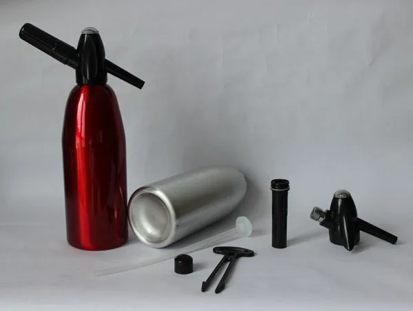 Ultimate 1 Liter Aluminum Alloy Soda Maker 1000ML Home Bar DIY Sparkling Siphon Metal Material