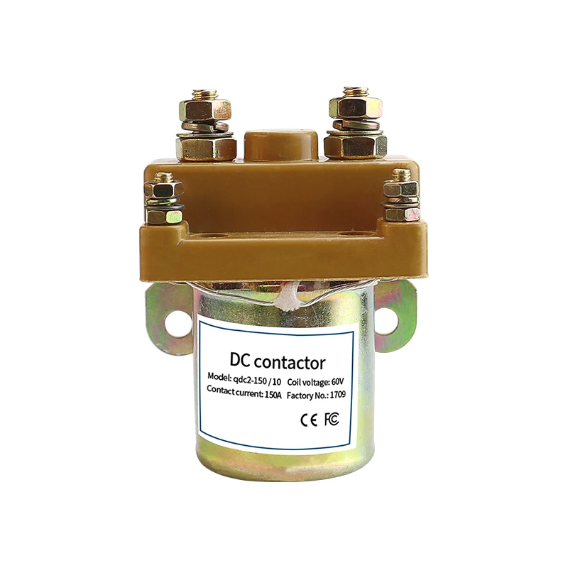 DC Contactor Low Voltage Qdc2-150 150A Types of Forklift Parts 6V, 12V, 24V, 36V, 48V, 60V, 72V, 84V, 120V, 150V