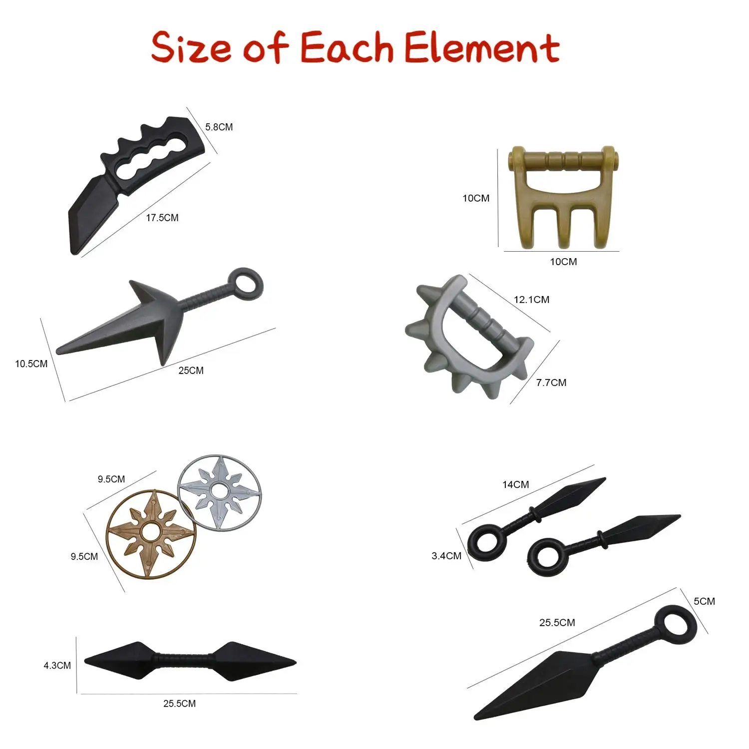 toy for 1 year baby girl small toy weapons plastic kids boys play house high quality plastic ninja weapons toys picture