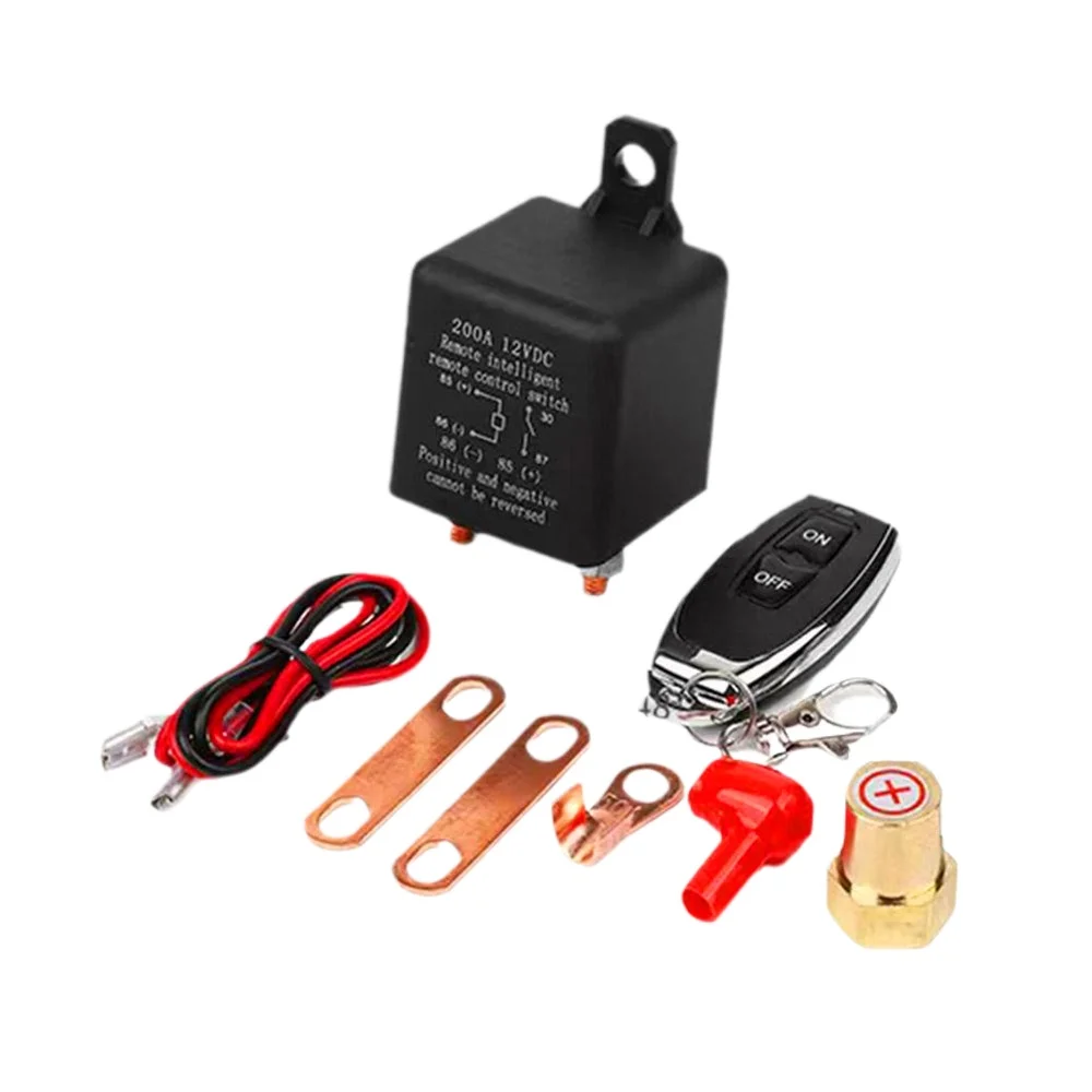 OSWELL   12v automotive relay 24v200A remote dual wireless remote control power  switch battery isolator