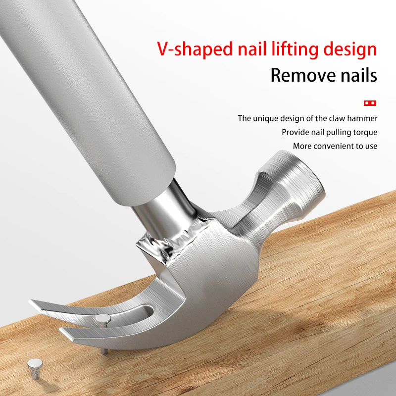 Steel handle-claw hammer professional air conditioning home improvement multifunctional claw hammer