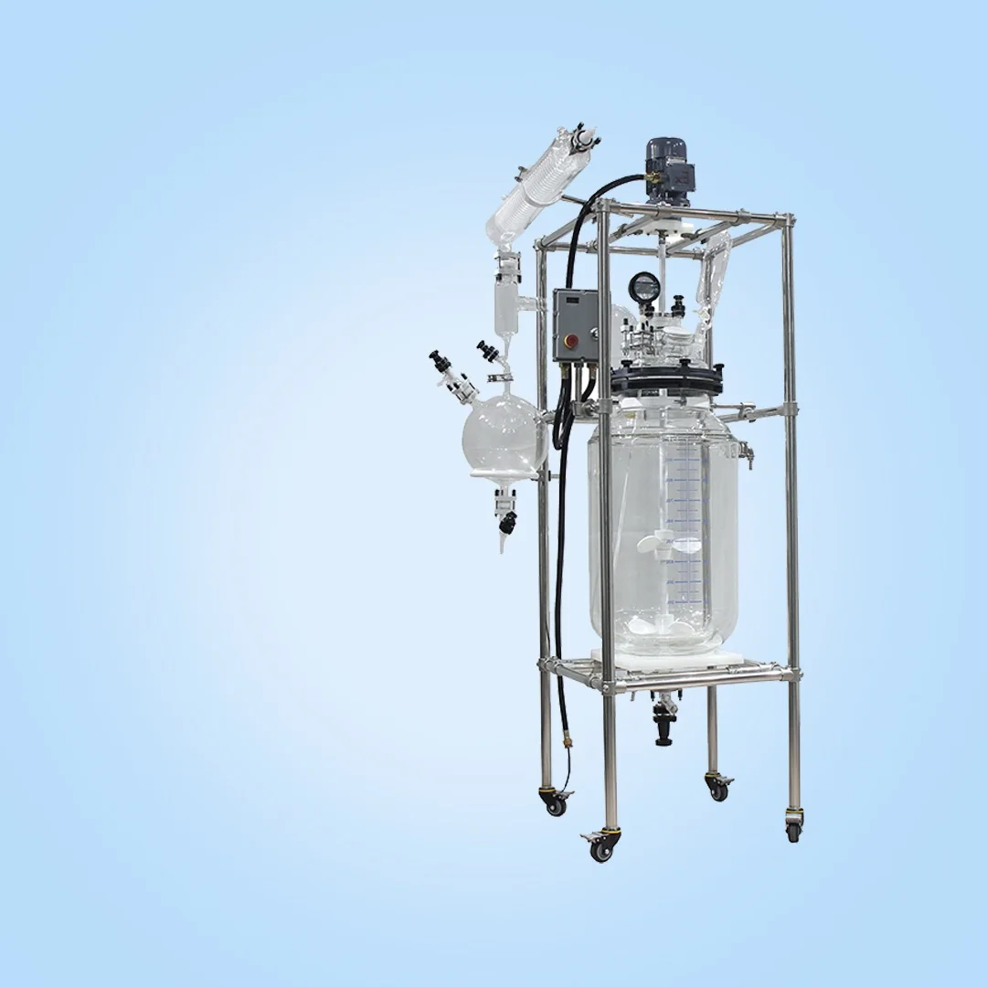 Stable constant temperature chemical production heated 200 liter glass lined reactor